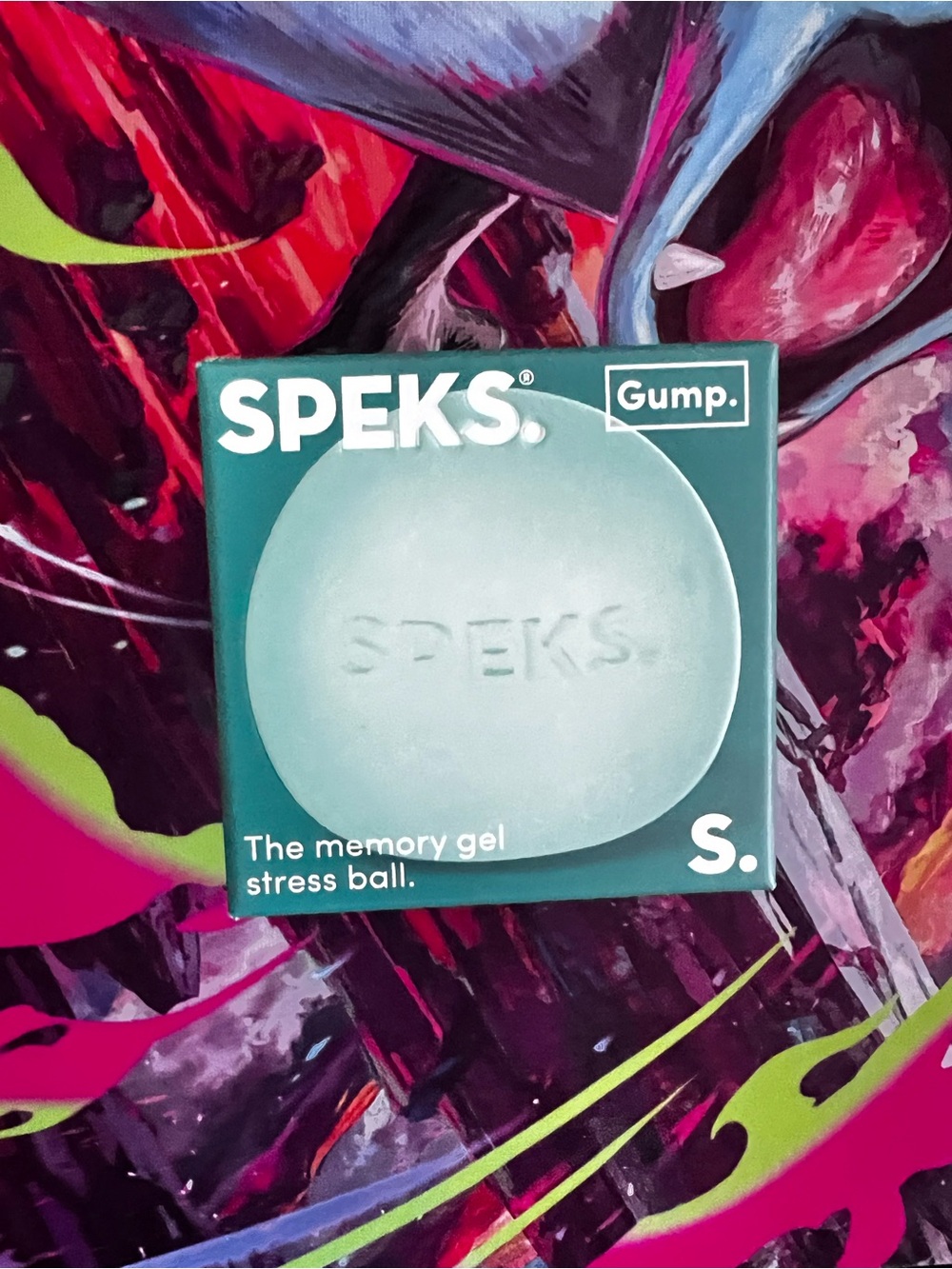 Speks  Memory Gel Stress Ball - Mint Green